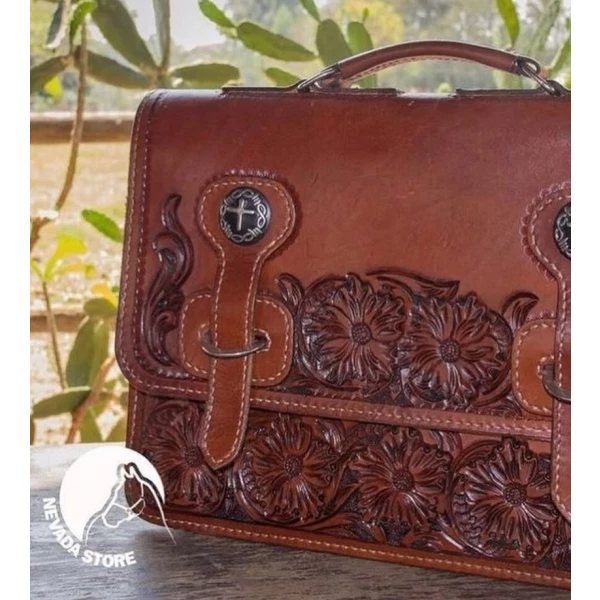 Bolsa Executiva Personalizada em Couro