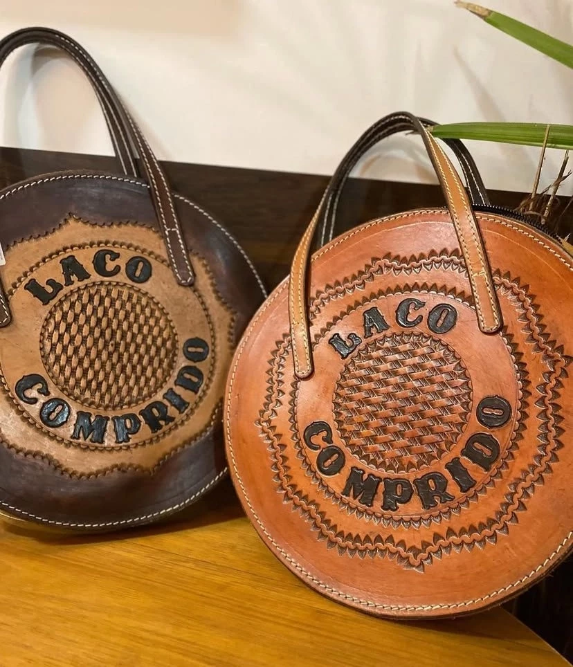 Bolsa de Laço em Couro