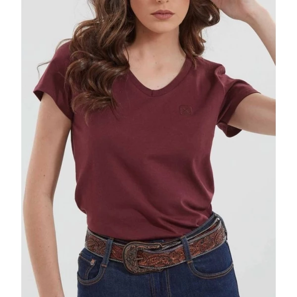 CAMISETA CLASSIC VINHO - 4977