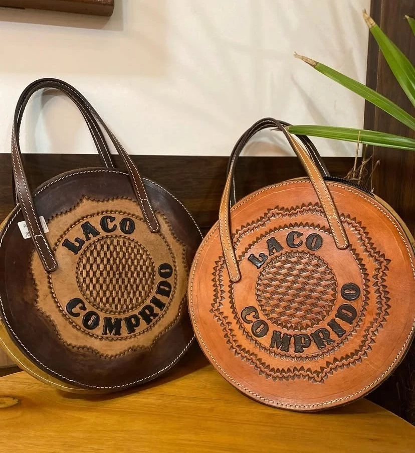 Bolsa de Laço em Couro